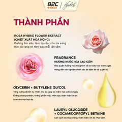 THEBOL - SỮA TẮM THẢO DƯỢC HOA HỒNG KHƯƠNG HOÀNG NƯỚC HOA PHÁP CHRAMING (2 PLUS)