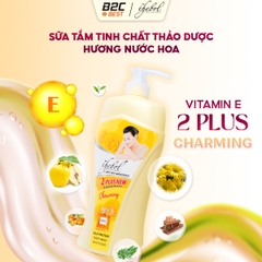 THEBOL - SỮA TẮM THẢO DƯỢC HOA HỒNG KHƯƠNG HOÀNG NƯỚC HOA PHÁP CHRAMING (2 PLUS)