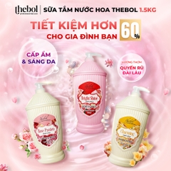 THEBOL - SỮA TẮM HƯƠNG NƯỚC HOA BRIGHT SHINE 1.5KG – LẤP LÁNH, RẠNG NGỜI