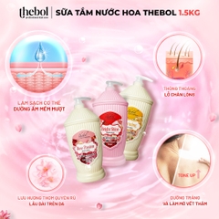THEBOL - SỮA TẮM HƯƠNG NƯỚC HOA BRIGHT SHINE 1.5KG – LẤP LÁNH, RẠNG NGỜI