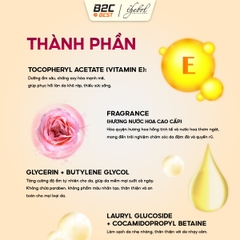 THEBOL - SỮA TẮM THẢO DƯỢC HOA HỒNG KHƯƠNG HOÀNG NƯỚC HOA PHÁP CHRAMING (2 PLUS)