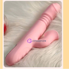 Dương vật giả rung hai đầu thụt làm ấm