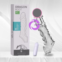 Bao đôn dên trong suốt rung đầu Dragon Root