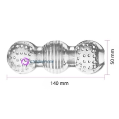 Cốc thủ dâm nam silicon trong suốt hỗ trợ tập luyện kéo dài thời gian