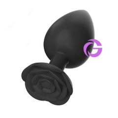 Phích Cắm Hậu Môn Silicone hoa hồng