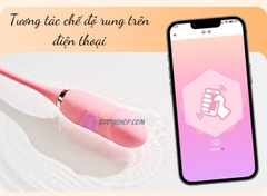 Trứng rung thụt hai đầu ROSELEX điều khiển qua ứng dụng