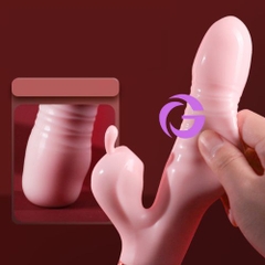 Gậy Rung MizzZee Co Giãn Rung Thụt Hút