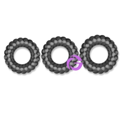 Bộ 3 vòng đeo dương vật Cockring Manmiao silicon