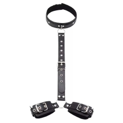 Bộ đồ chơi BDSM trói cổ và tay
