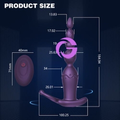 Plug Hậu Môn Chuỗi Hạt kèm Vòng Đeo