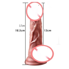 Dương vật giả Muha dính tường 18,5 cm