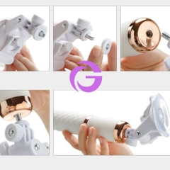 Dương vật giả Roselex rung thụt có đế gắn tường