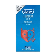Bao Cao Su Siêu Mỏng Durex Love Hương Vani Hộp 10 Cái