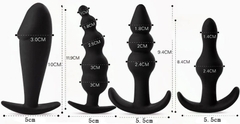 Bộ 4 Phích Cắm Hậu Môn Silicone