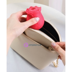 Máy rung bú mút hoa hồng 12 chế độ
