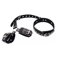 Bộ đồ chơi BDSM trói cổ và tay