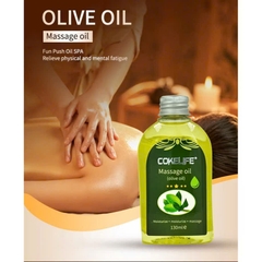 Dầu Oliu Cokelife bôi trơn và massage toàn thân 130ml