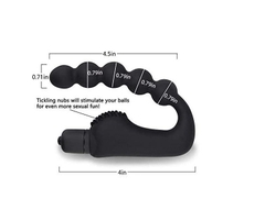 Plug hậu môn móc câu rung 10 chế độ