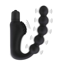 Plug hậu môn móc câu rung 10 chế độ
