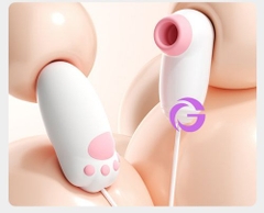 Trứng Rung MizzZee Mèo Con Hút Và Rung