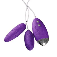 Trứng rung tình yêu Mizzee Purple 2 đầu