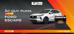 Ắc quy xe Ford Escape: Bảng giá và thông số kỹ thuật