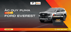 Ắc quy xe Ford Everest: Bảng giá và thông số kỹ thuật