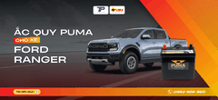 Ắc quy xe Ford Ranger: Bảng giá và thông số kỹ thuật