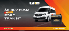 Ắc quy xe Ford Transit: Bảng giá và thông số kỹ thuật