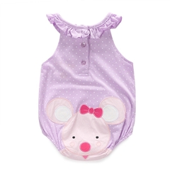 Bodysuit Hè Dễ Thương Cho Bé Gái Sơ Sinh