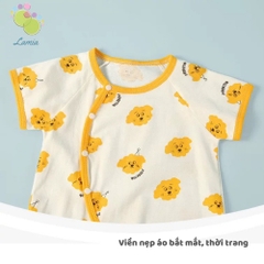 Bộ Body Đùi Cúc Giữa Vạt Chéo Mỏng Mát Cho Bé Sơ Sinh Mùa Hè  𝟐𝟗𝐁𝐃D𝐔