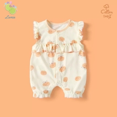 Body Đùi Hè Tiểu Thư Họa Tiết Dễ Thương Cho Bé Gái Sơ Sinh
