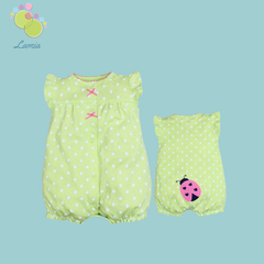 Body Đùi Hè, Romper Đùi Xuất Dư Cho Bé Gái 3-24 tháng
