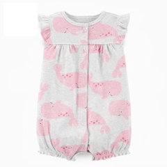 Romper xuất xịn cho bé gái từ sơ sinh đến 18 tháng cotton mỏng mát cho mùa hè