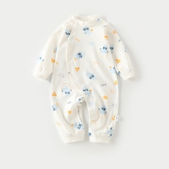 Bộ Body Thu Đông Dài Tay Cotton Mềm Mại Cho Bé 0-2 Tuổi 08BDD
