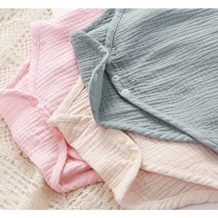 Bodysuit Đũi 3 Cúc Mỏng Mát Mùa Hè Cho Bé