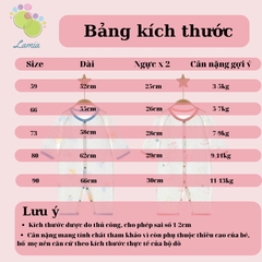 Body mỏng dài tay phối lưới mỏng mát cho bé sơ sinh mặc nằm điều hòa 20BDD