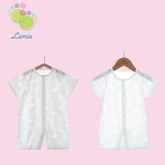 Body Đùi Hè Cotton Xuất Nhật Cài Cúc Giữa Cho Bé Trai 👶 Bé Gái