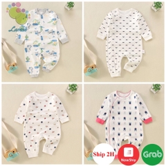 Sleepsuit cho bé bộ body dài tay liền thân cho bé trai gái sơ sinh hàng Quảng Châu cho bé 3-13kg 𝟎𝟐𝐁𝐃𝐃