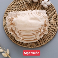 Quần Lót Mặc Ngoài Bỉm Cho Bé Gái Chất Cotton Organic Hữu Cơ Tự Nhiên An Toàn Cho Trẻ Nhỏ