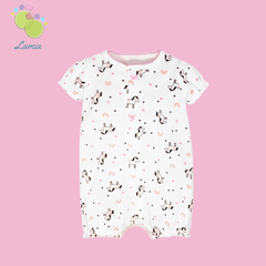 Body Đùi Hè, Romper Đùi Xuất Dư Cho Bé Gái 3-24 tháng