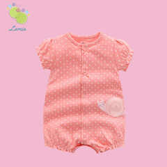 Romper xuất xịn cho bé gái từ sơ sinh đến 18 tháng cotton mỏng mát cho mùa hè