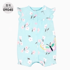 Romper xuất xịn cho bé gái từ sơ sinh đến 18 tháng cotton mỏng mát cho mùa hè