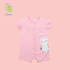 Romper xuất xịn cho bé gái từ sơ sinh đến 18 tháng cotton mỏng mát cho mùa hè