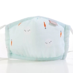 Khẩu Trang 3D 4 Lớp Chống Bụi Xuất Hàn Có Nút Chỉnh Quai Đeo Cho Bé 0-3Tuổi