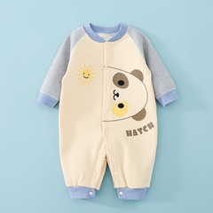 Body Dài Tay Nỉ Lót Lông Cực Ấm Cho Bé Sơ Sinh 12BDD