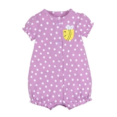 Romper xuất xịn cho bé gái từ sơ sinh đến 18 tháng cotton mỏng mát cho mùa hè