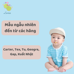 Romper xuất xịn cho bé gái từ sơ sinh đến 18 tháng cotton mỏng mát cho mùa hè