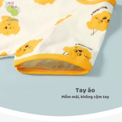 Bộ Body Đùi Cúc Giữa Vạt Chéo Mỏng Mát Cho Bé Sơ Sinh Mùa Hè  𝟐𝟗𝐁𝐃D𝐔