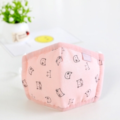Khẩu Trang 3D 4 Lớp Chống Bụi Xuất Hàn Có Nút Chỉnh Quai Đeo Cho Bé 0-3Tuổi